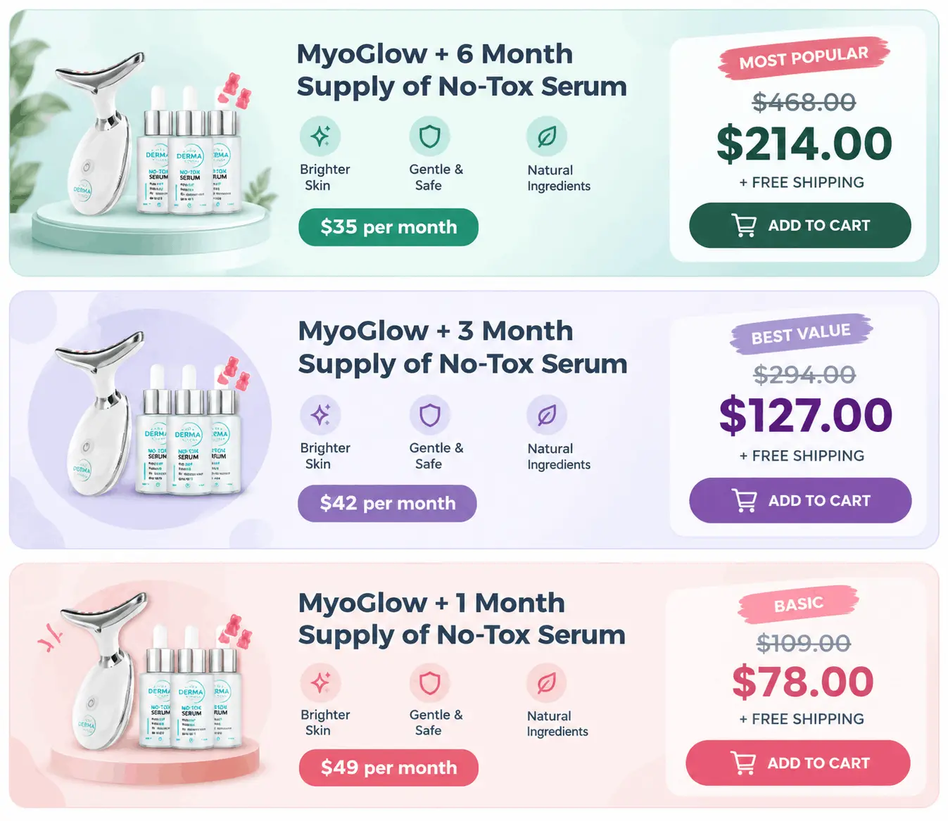 MyoGlow offer price 